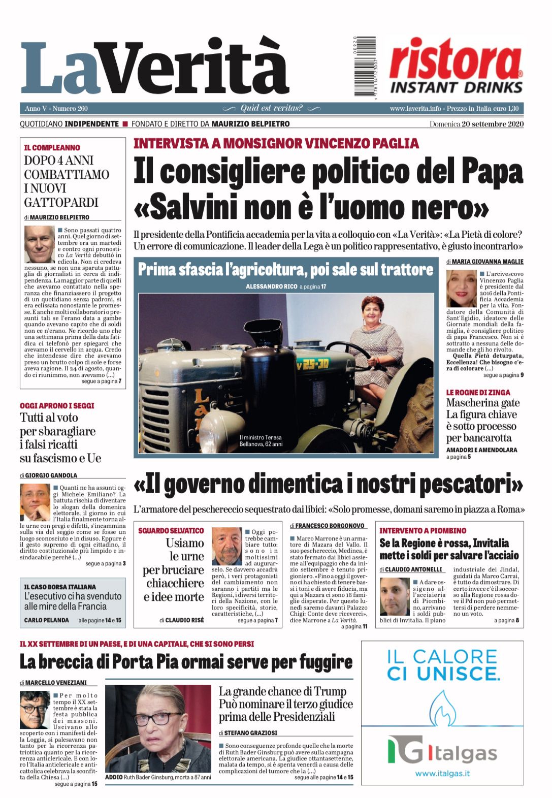 Oggi in edicola