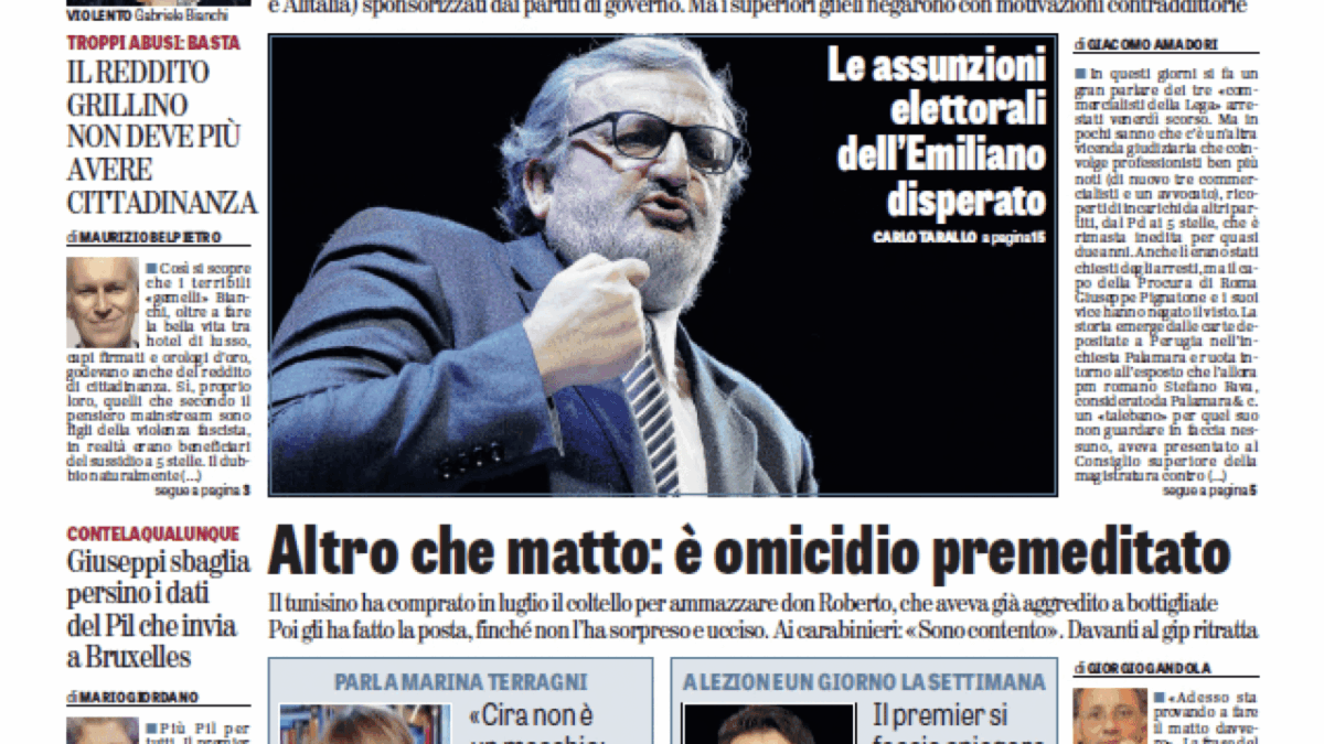 Oggi in edicola