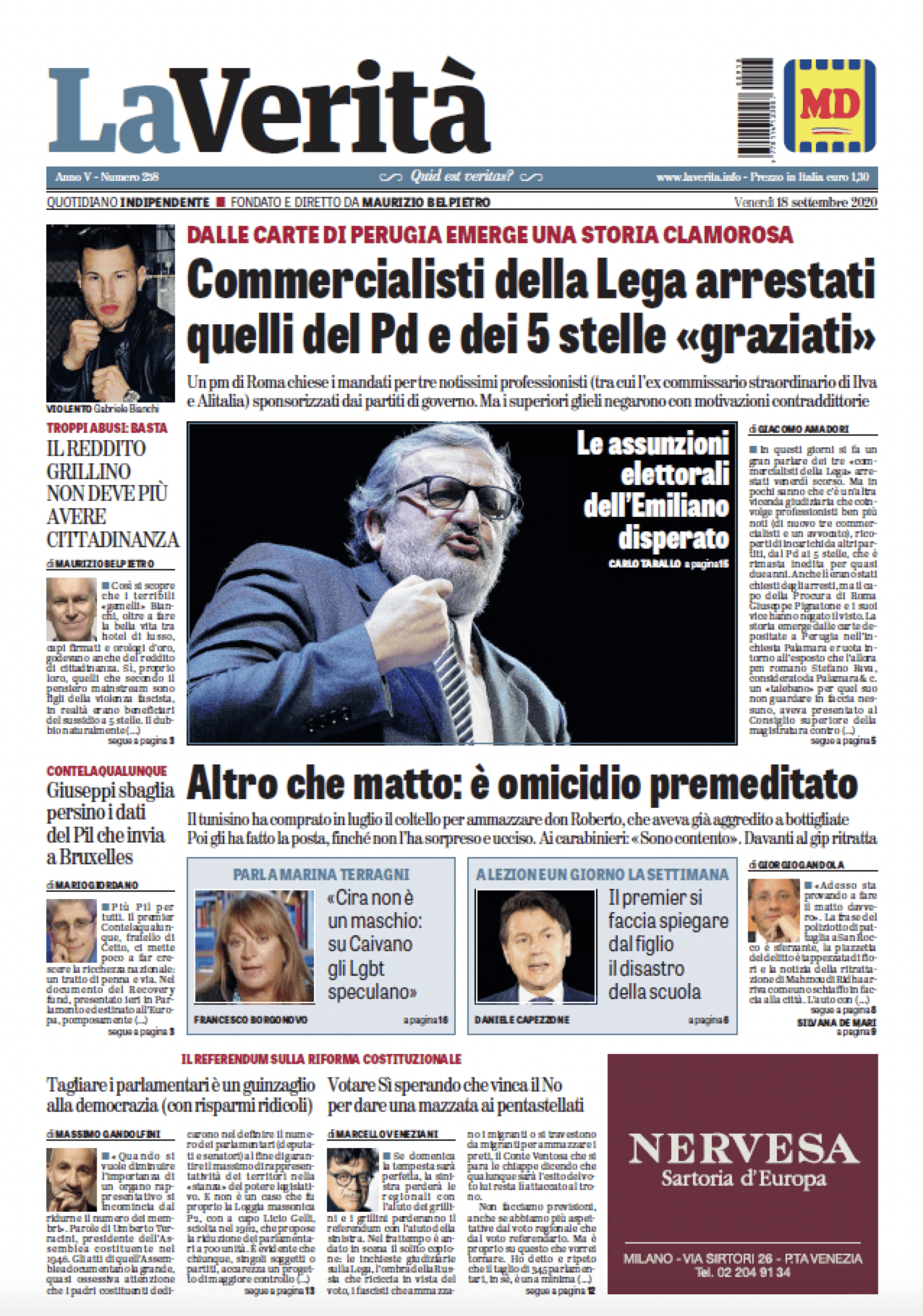 Oggi in edicola