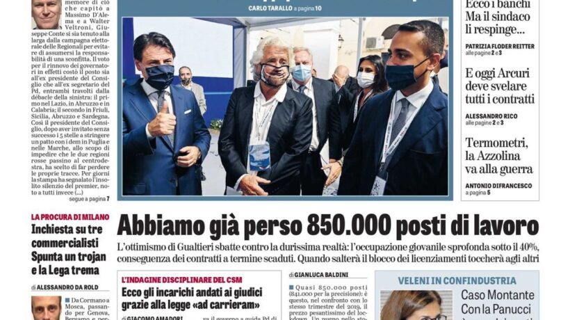 Oggi in edicola