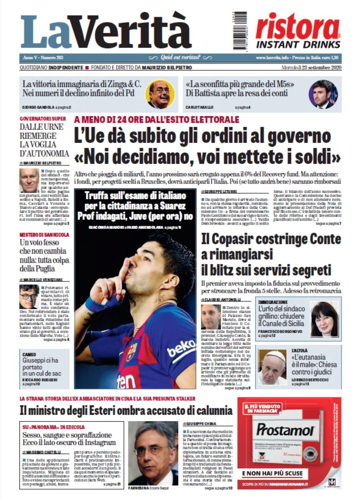 Oggi in edicola