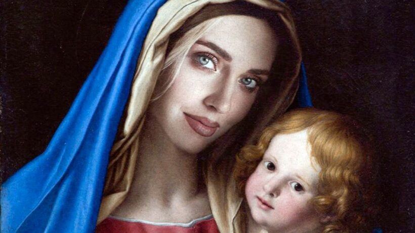 Offendere i cristiani è sempre concesso. Mettono la Ferragni nei panni di Maria