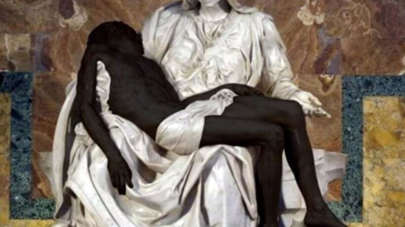 Il Cristo nero in braccio alla Vergine è solo l’ennesimo fuoco di Paglia