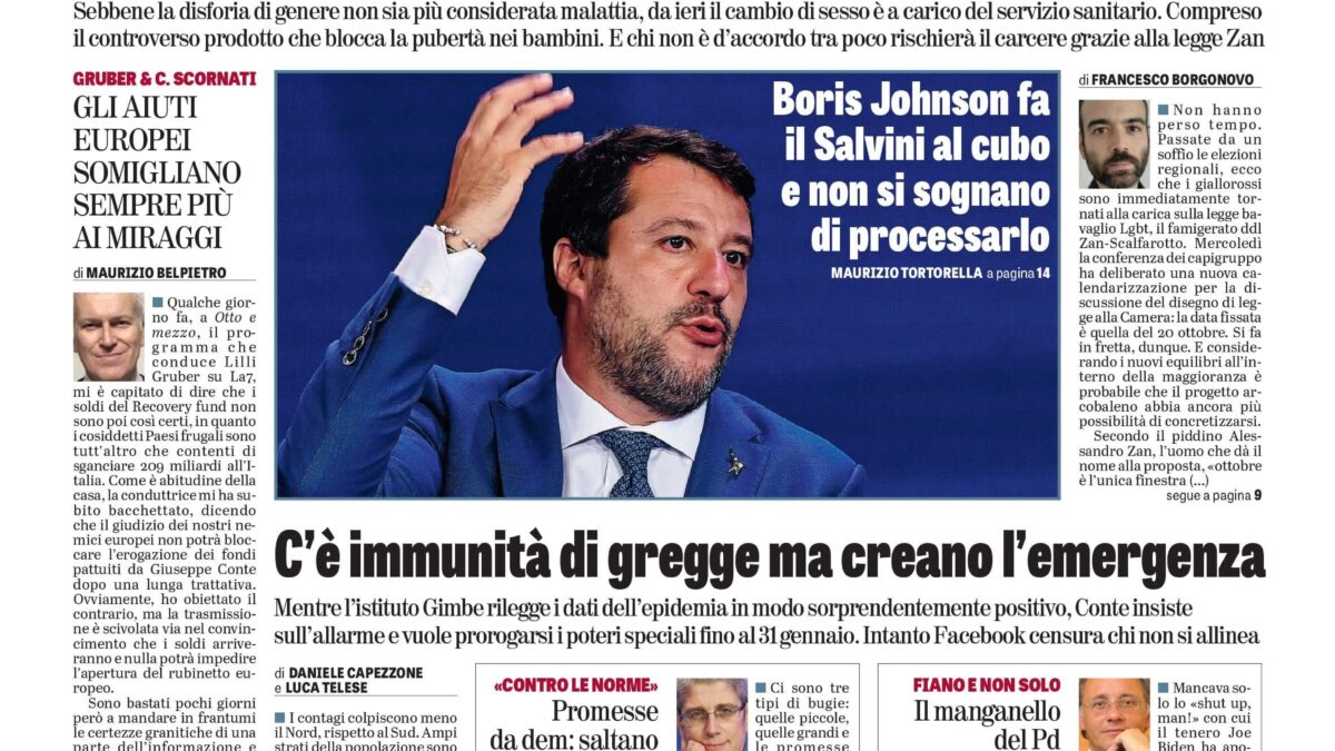 Oggi in edicola