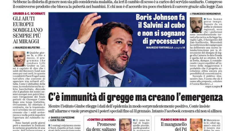Oggi in edicola