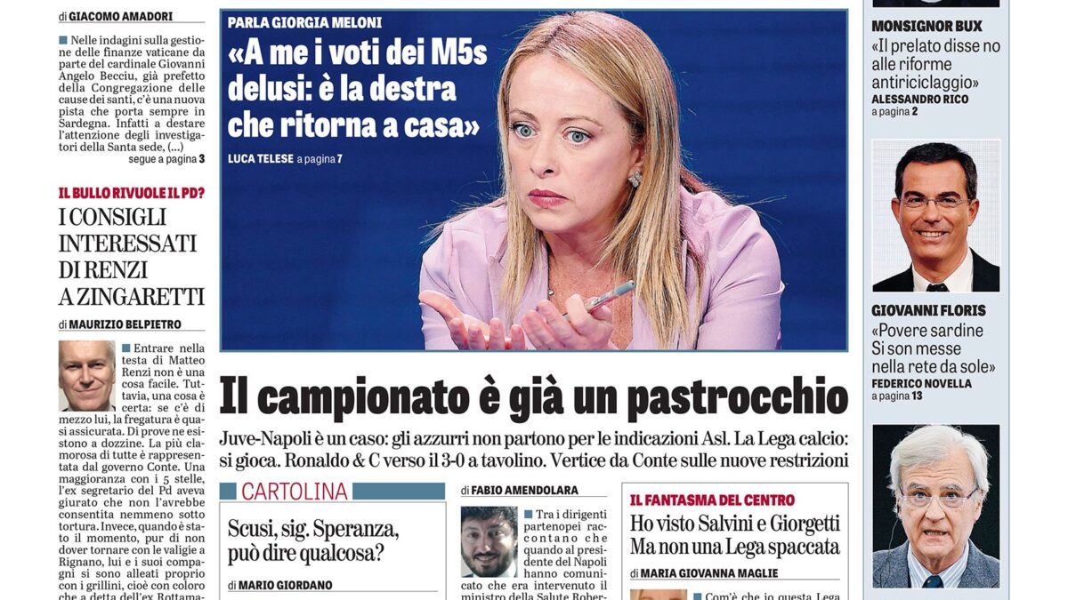 Oggi in edicola