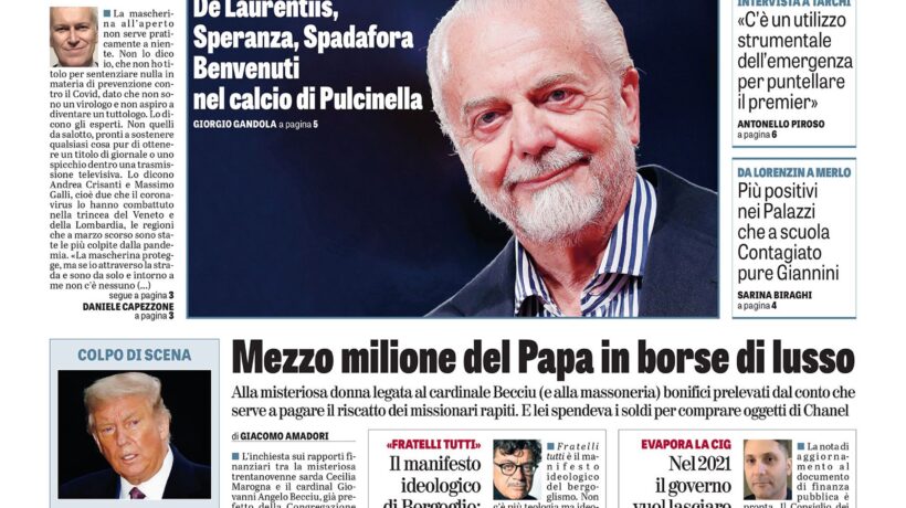 Oggi in edicola