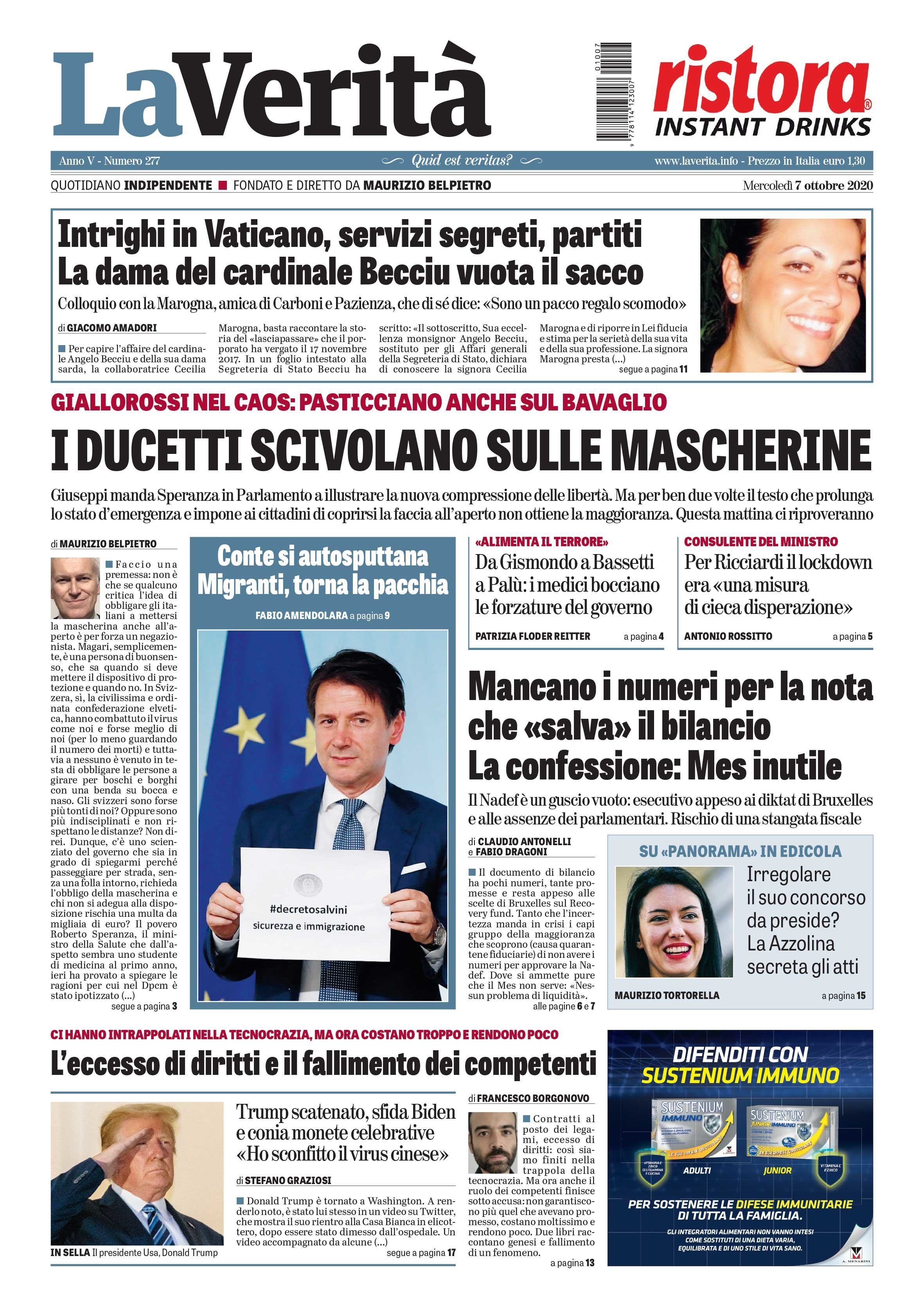 Oggi in edicola