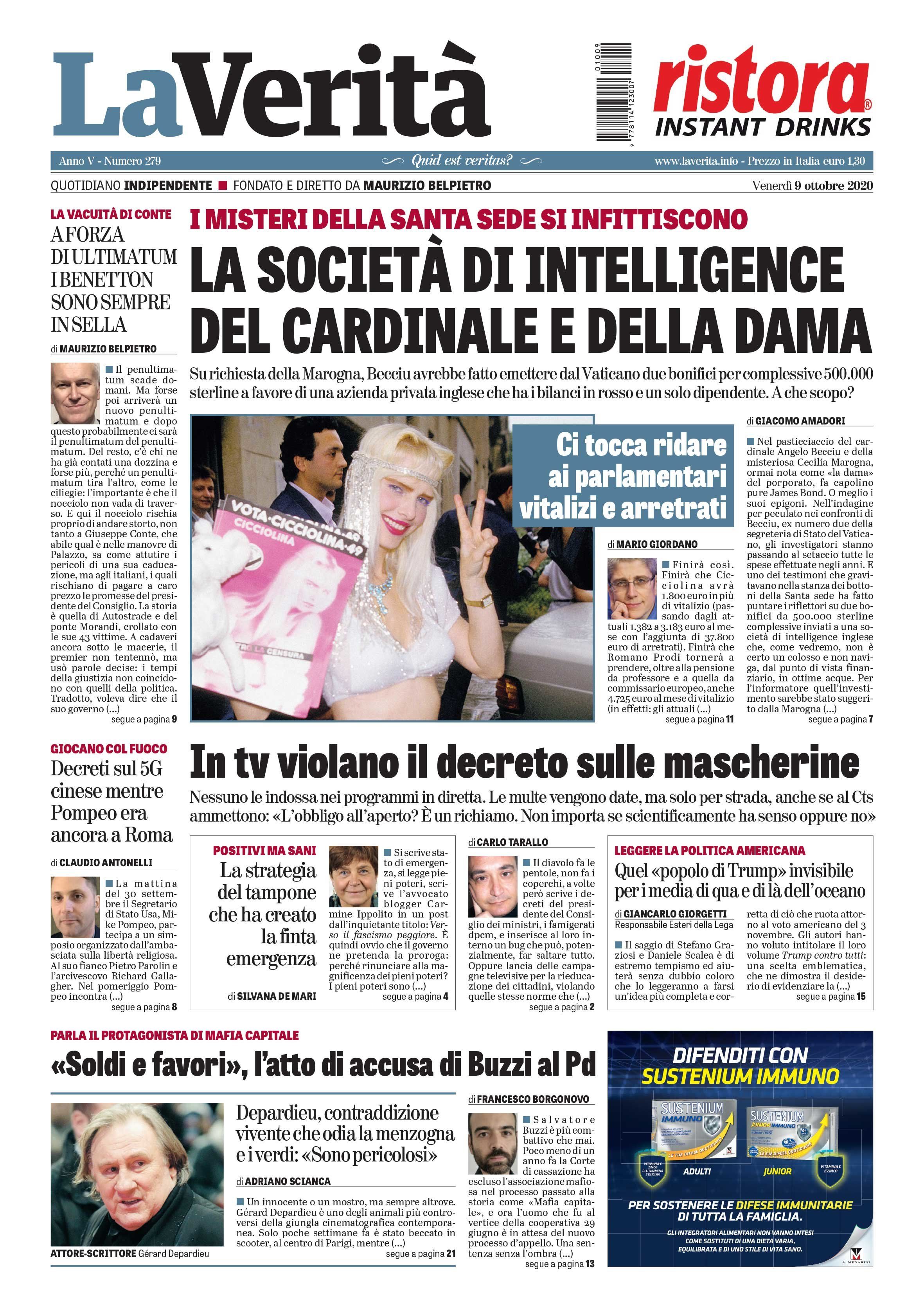 Oggi in edicola