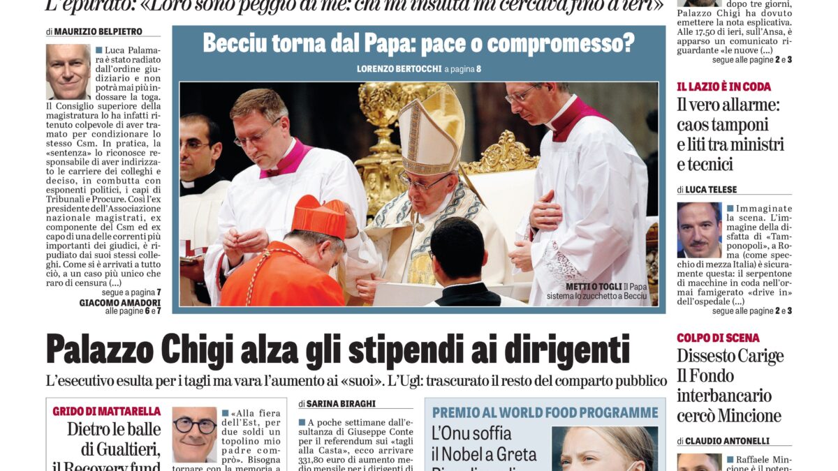 Oggi in edicola