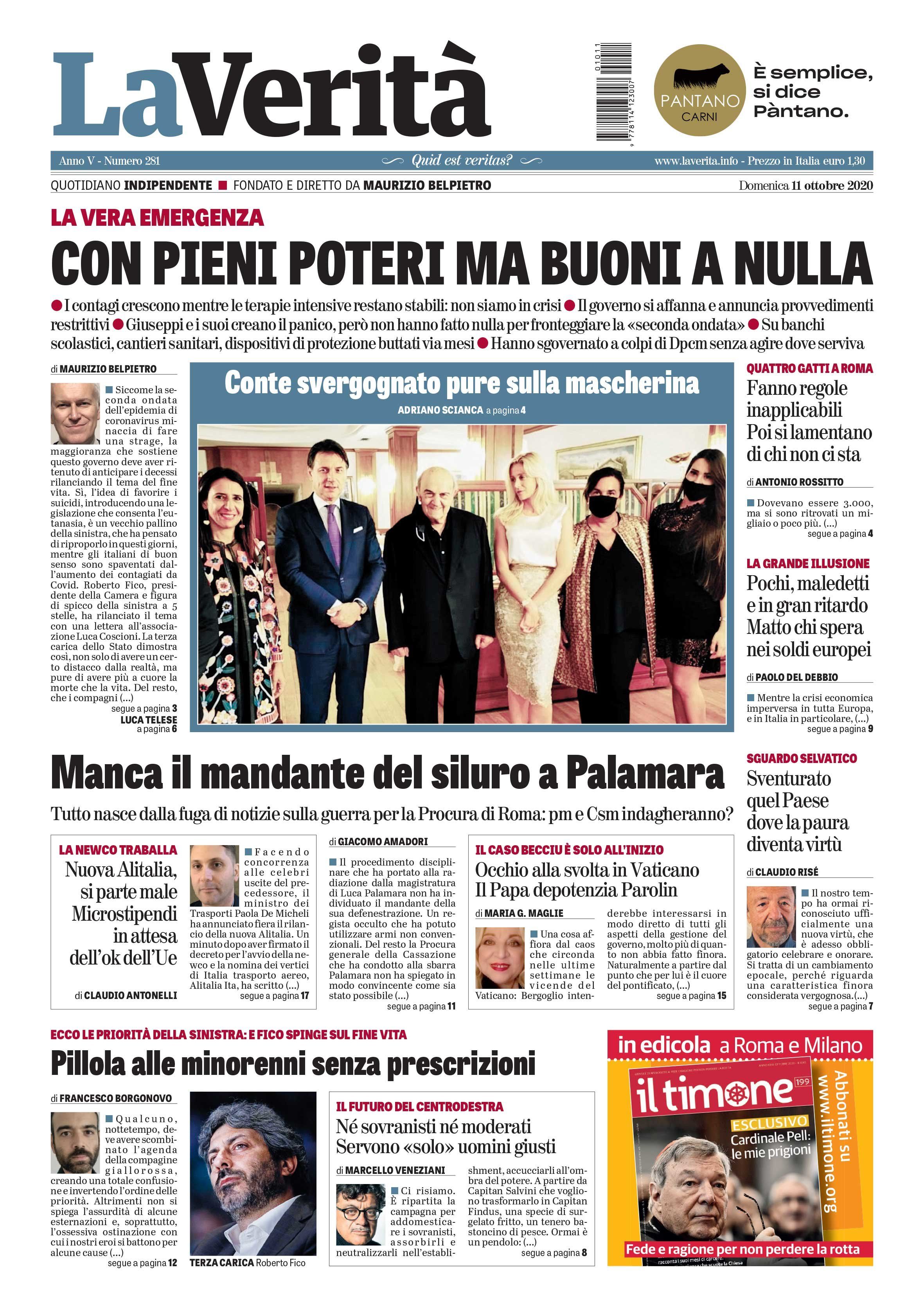 Oggi in edicola