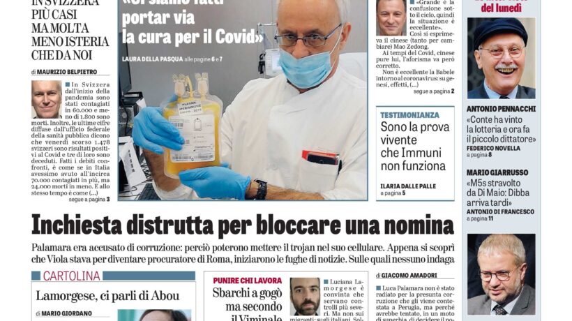 Oggi in edicola