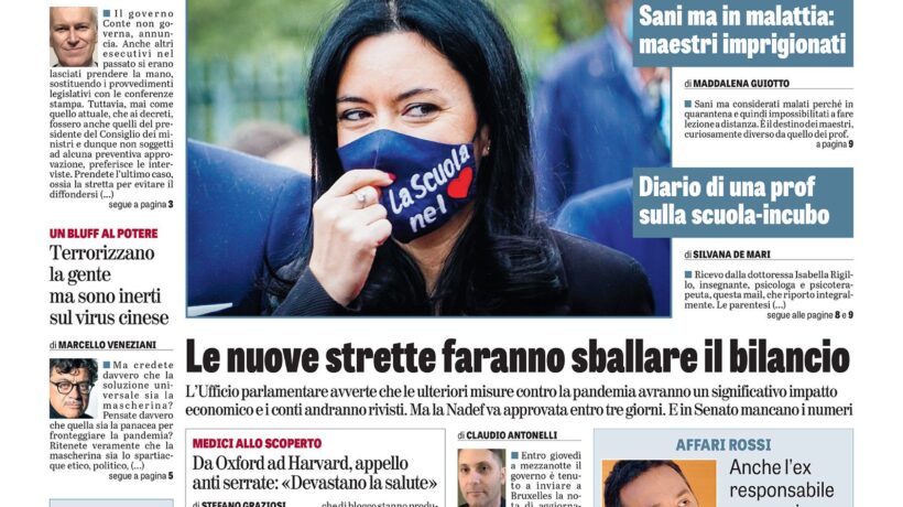 Oggi in edicola