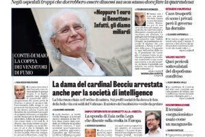Oggi in edicola