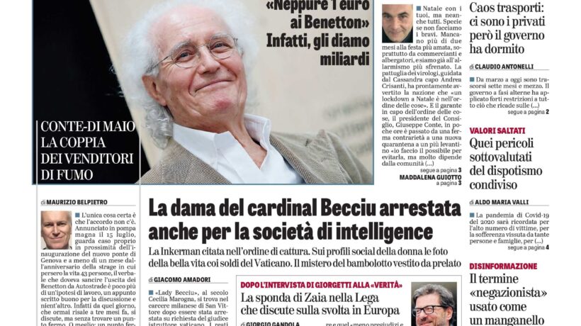 Oggi in edicola