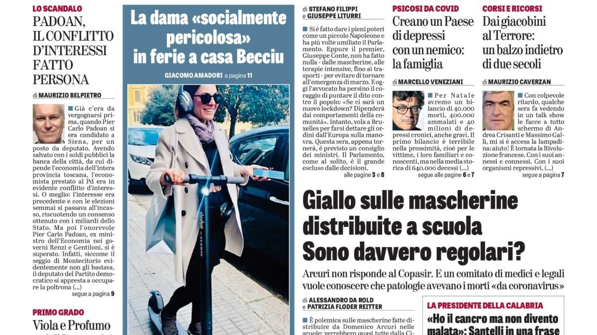 Oggi in edicola
