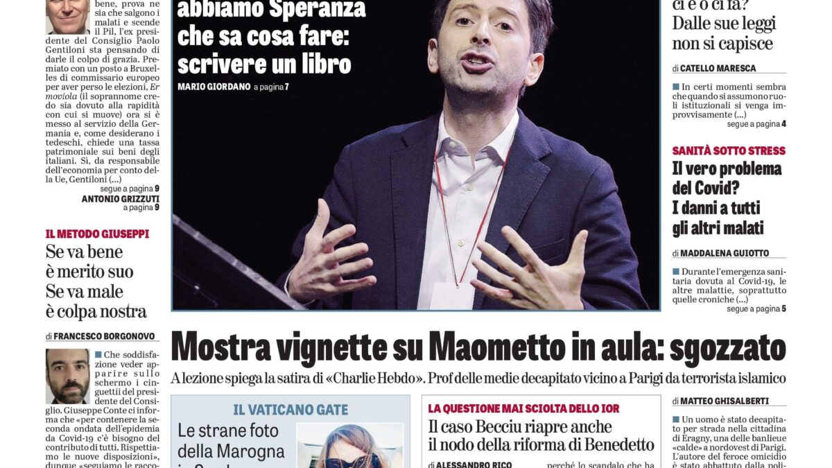 Oggi in edicola