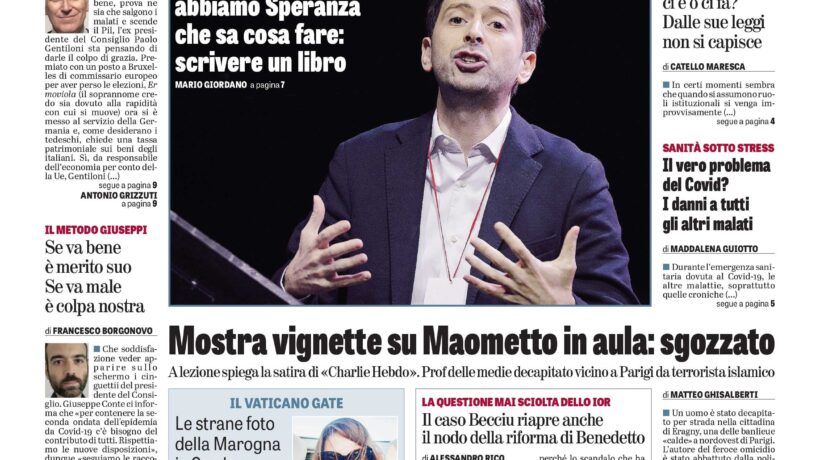 Oggi in edicola