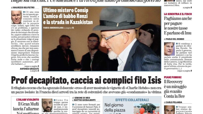 Oggi in edicola