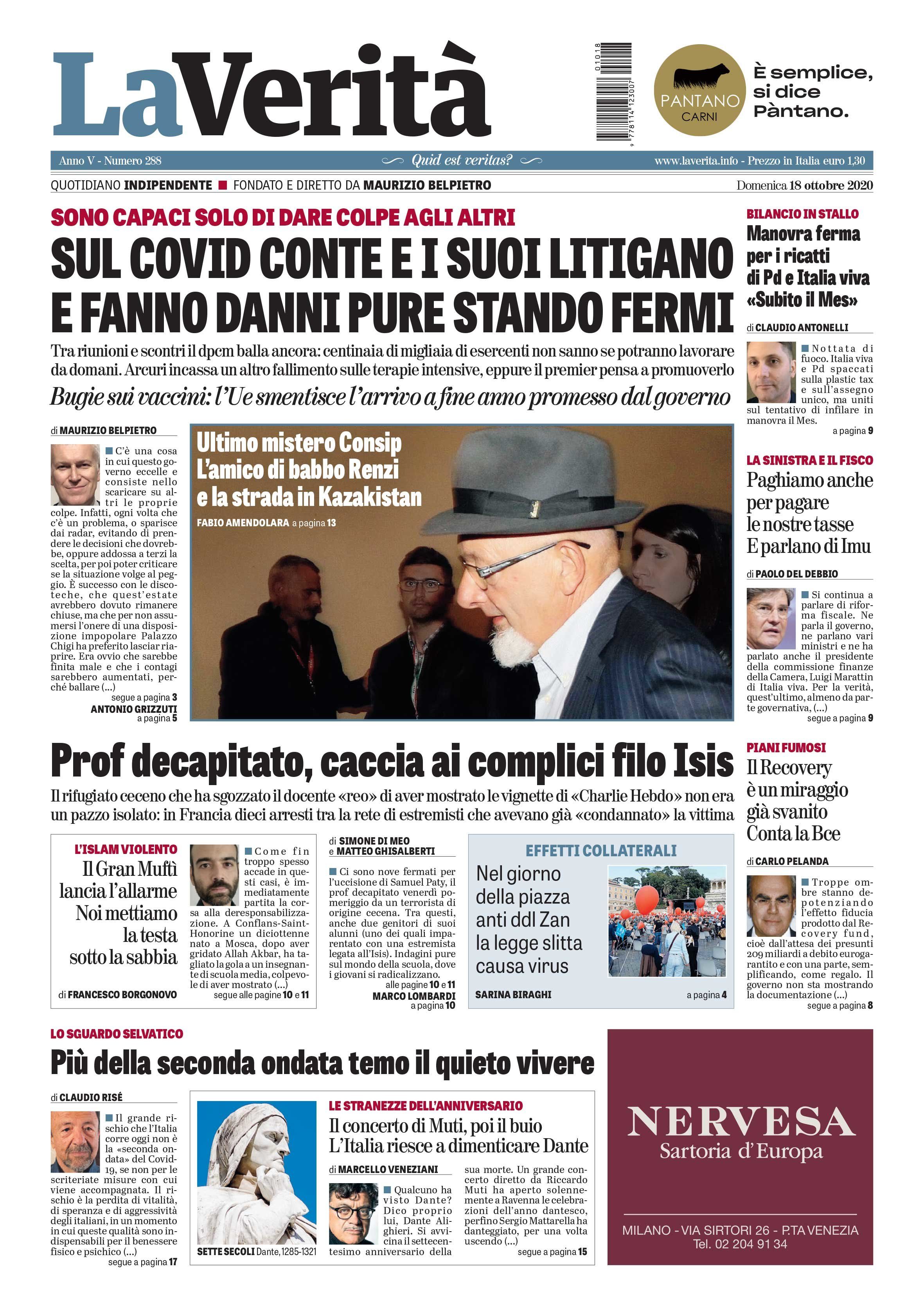 Oggi in edicola