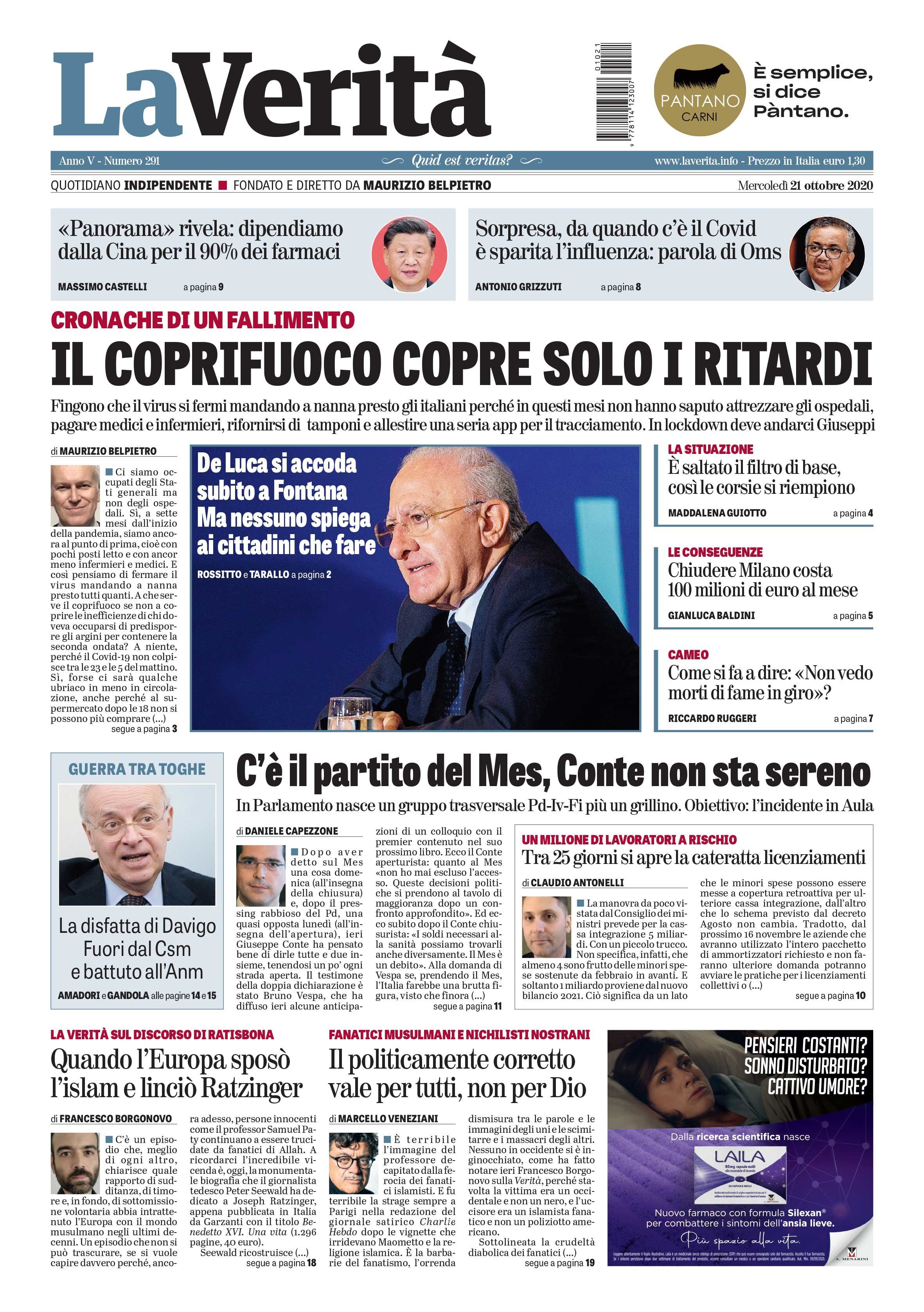 Oggi in edicola