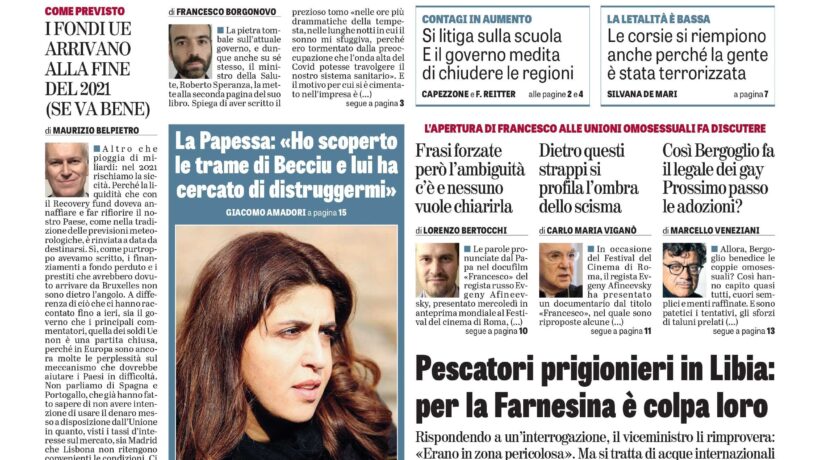 Oggi in edicola