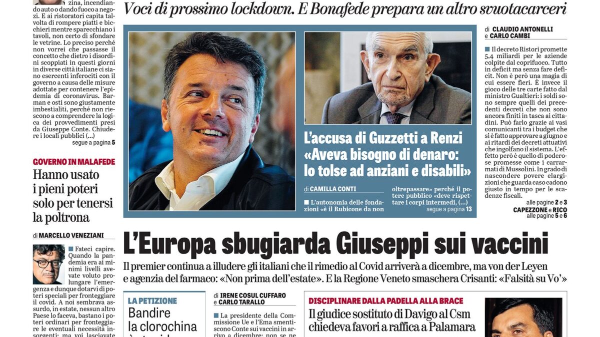 Oggi in edicola