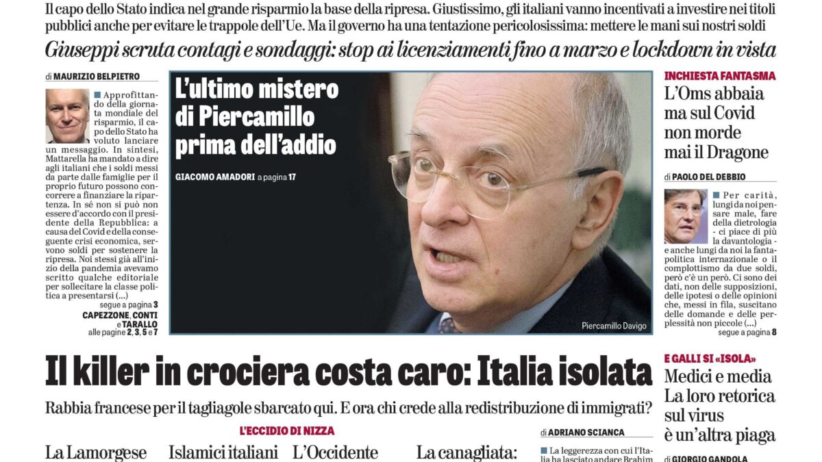 Oggi in edicola