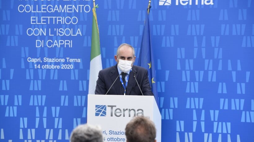 L'amministratore delegato di Terna, Stefano Donnarumma