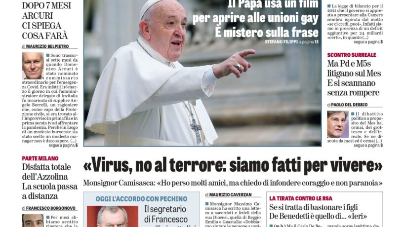 Oggi in edicola