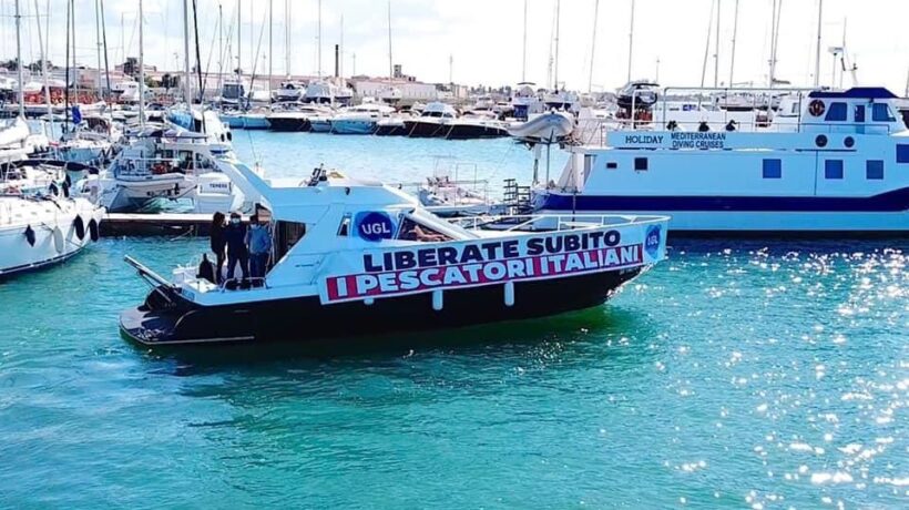Altra manifestazione a sostegno dei nostri pescatori sequestrati in Libia