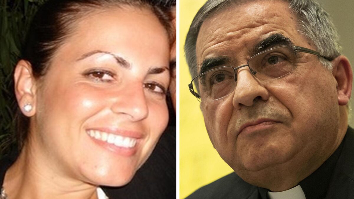 Lady Becciu è stata scarcerata. Sospetti su un conto svizzero