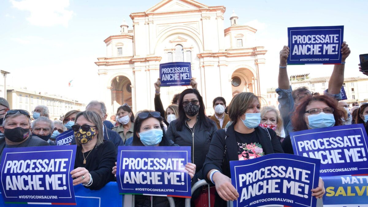 Salvini oggi affronta il processo a Catania ma alle spalle si trova il centrodestra unito