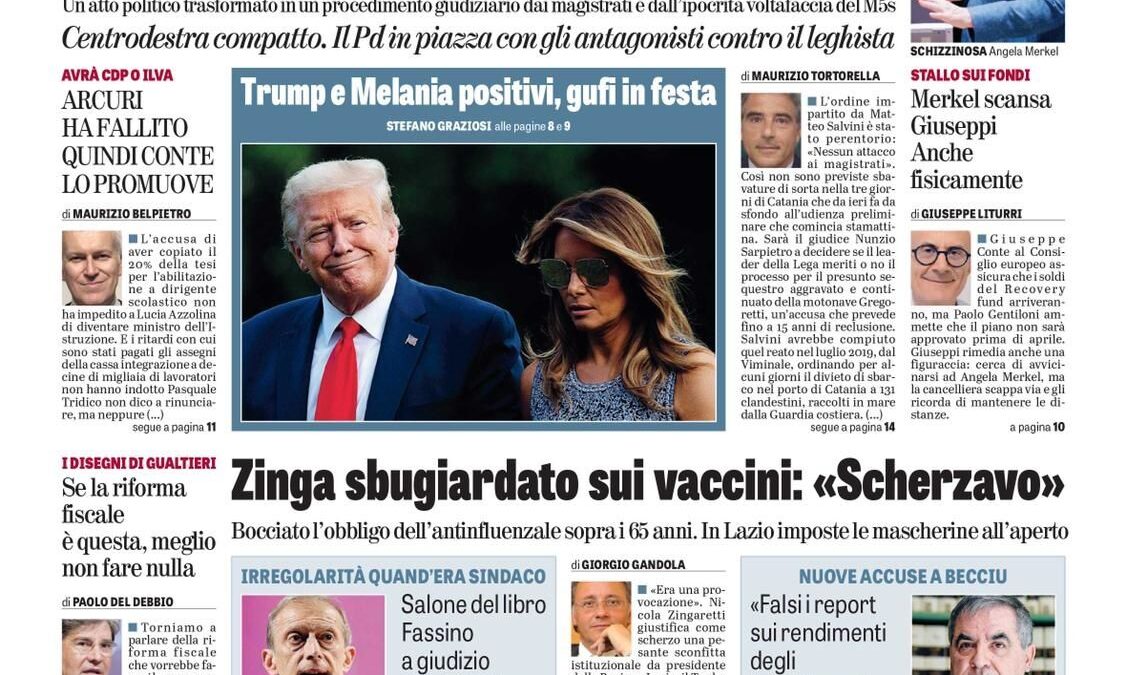 Oggi in edicola
