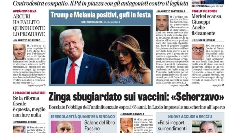 Oggi in edicola