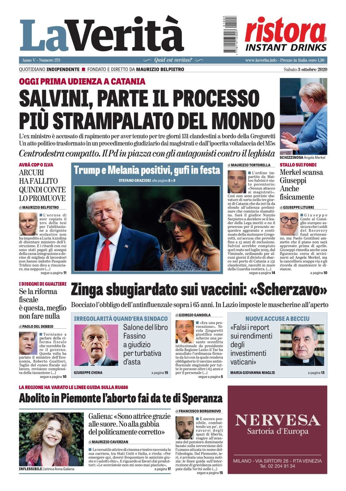 Oggi in edicola