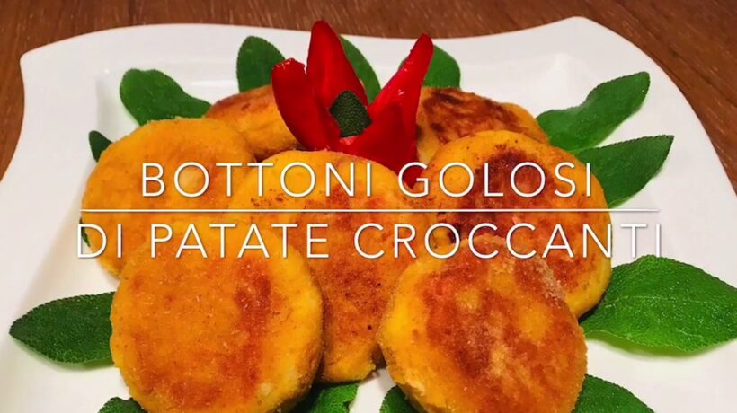 Cuciniamo insieme: bottoni golosi di patate croccanti