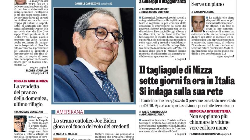 Oggi in edicola