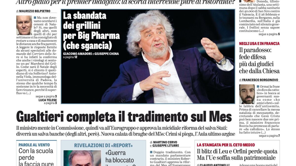 Oggi in edicola