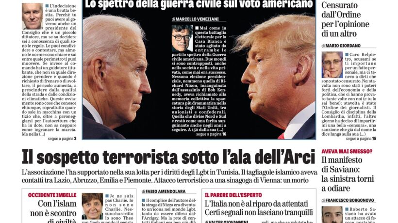 Oggi in edicola
