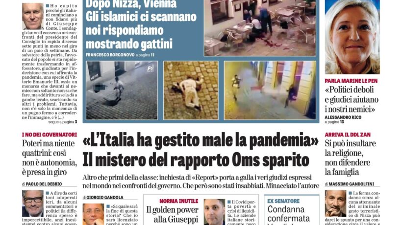 Oggi in edicola