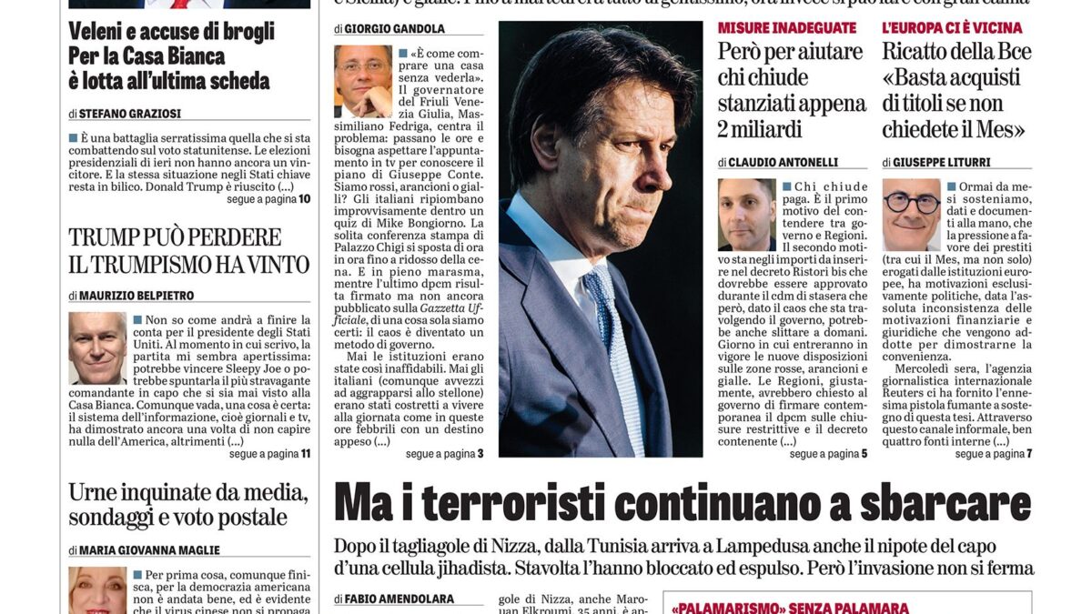 Oggi in edicola