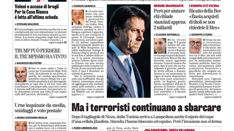 Oggi in edicola