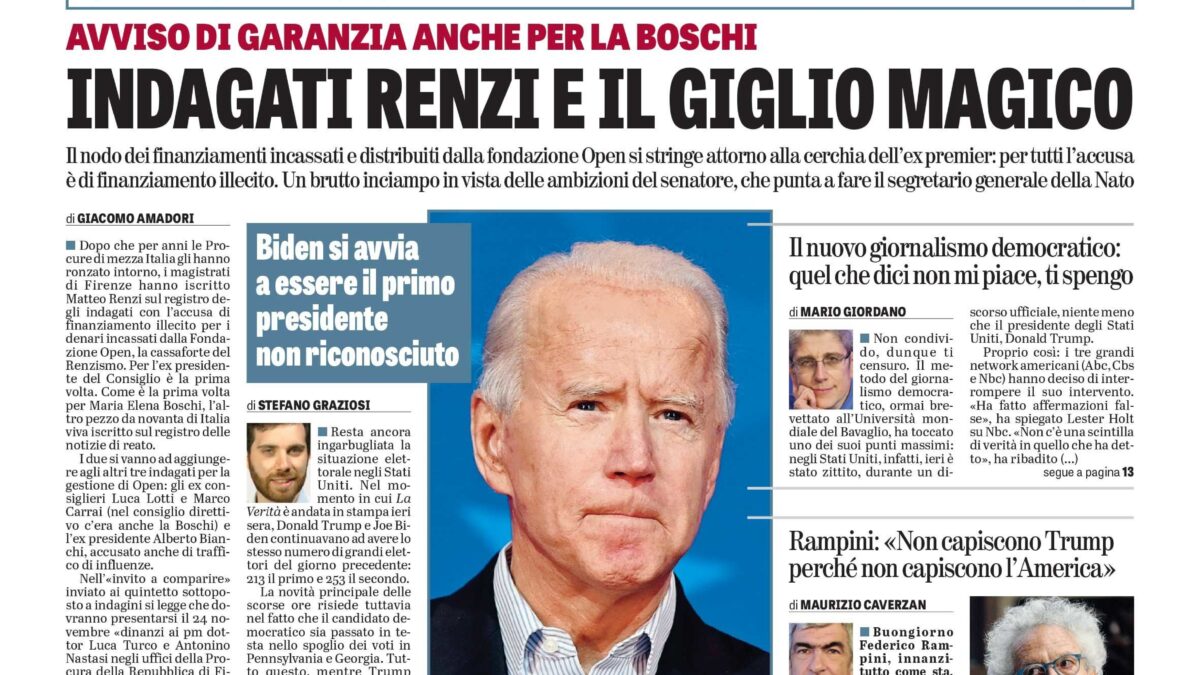 Oggi in edicola