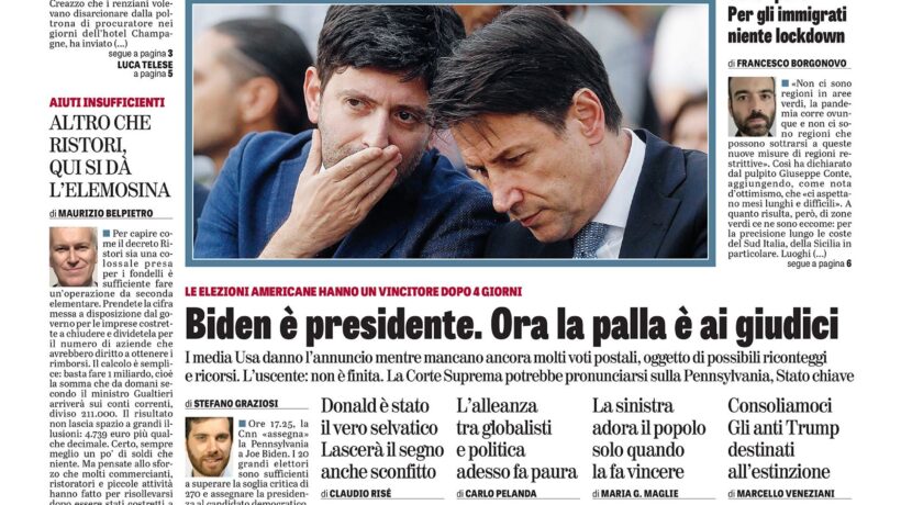 Oggi in edicola