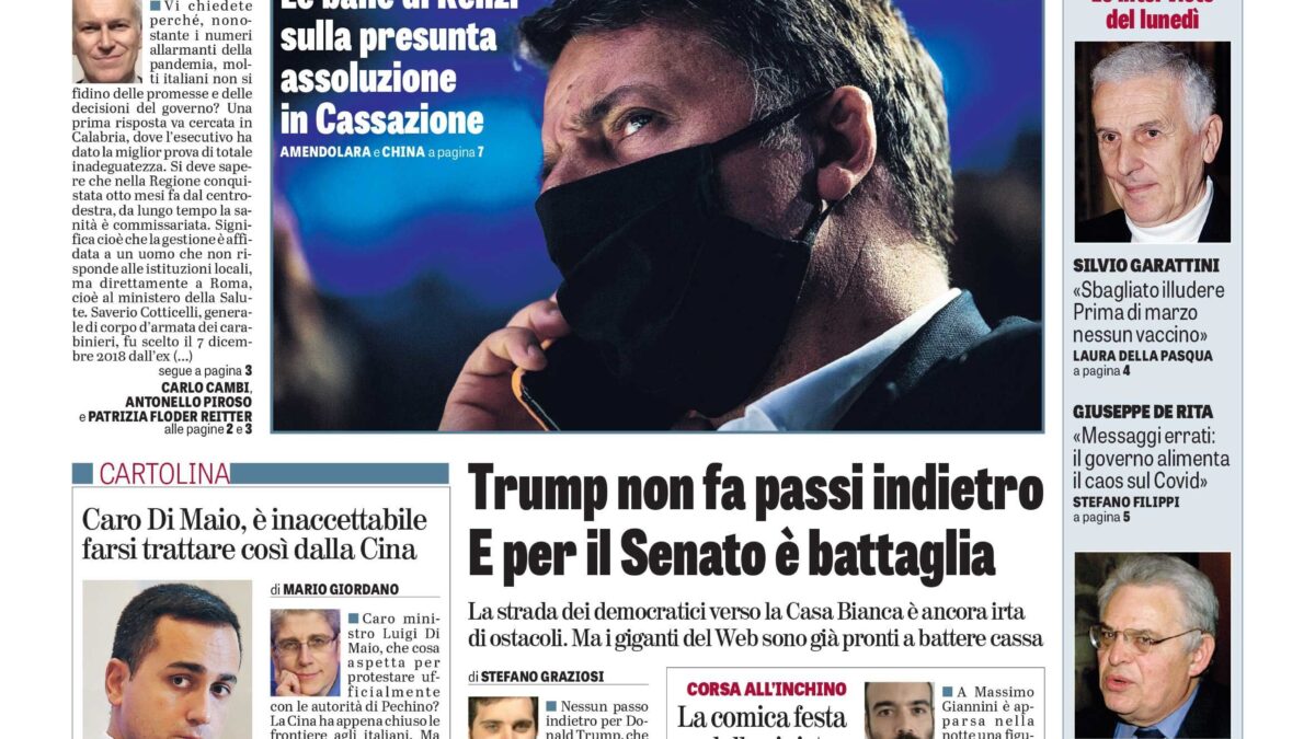 Oggi in edicola