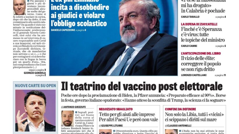 Oggi in edicola