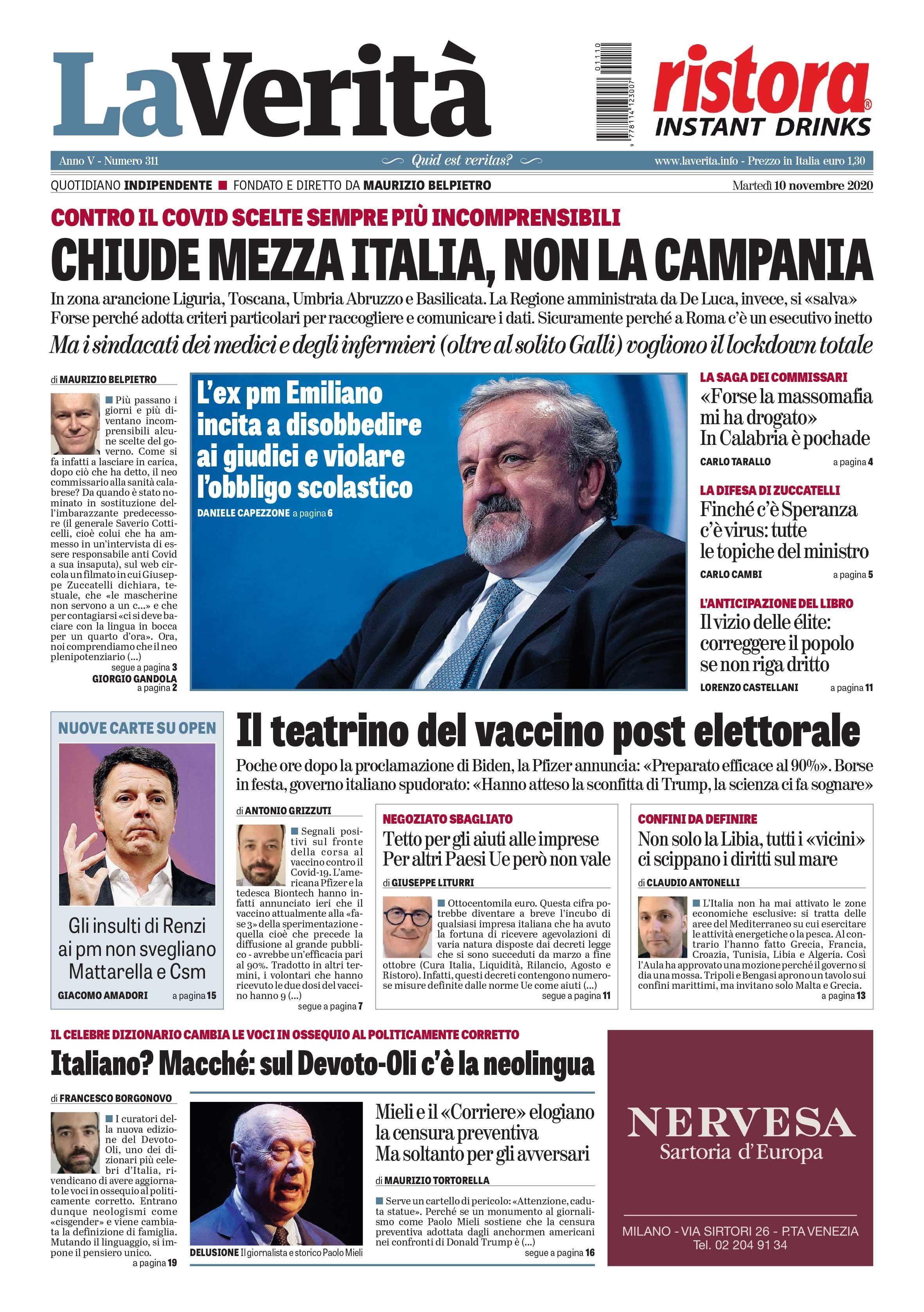 Oggi in edicola
