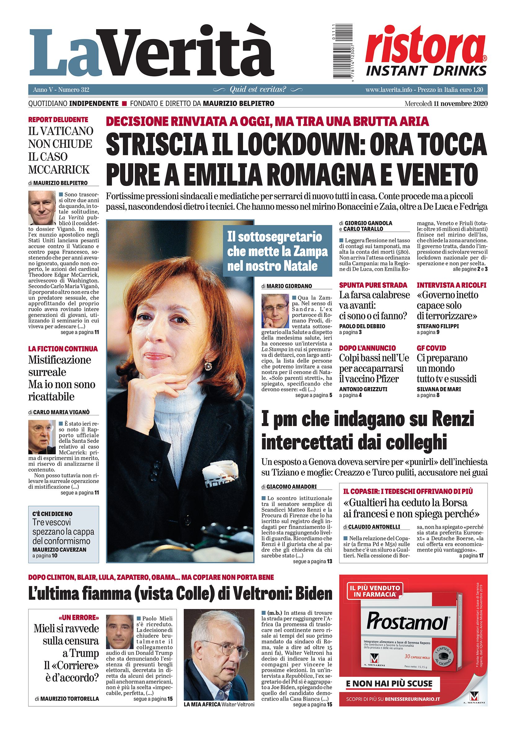 Oggi in edicola