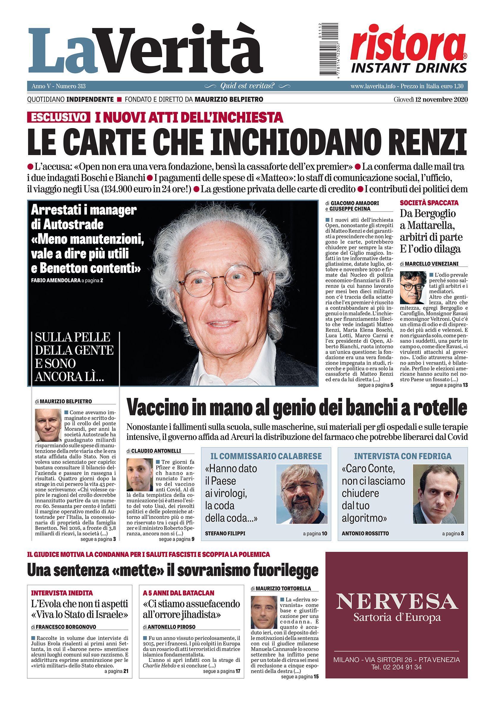 Oggi in edicola
